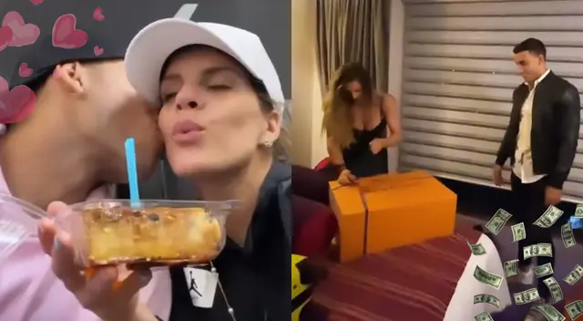 Said Palao sorprende a Alejandra Baigorria con costoso regalo Louis Vuitton.