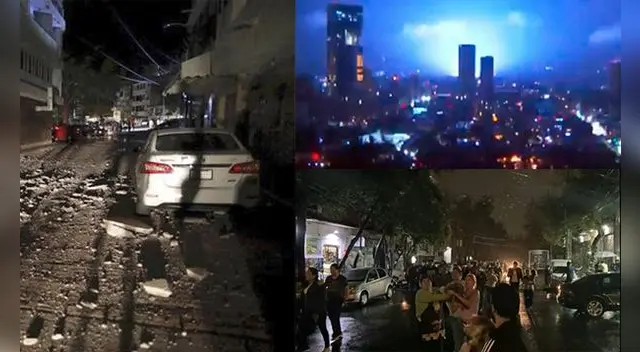 Mira el preciso momento del fuerte sismo de magnitud 7.1.