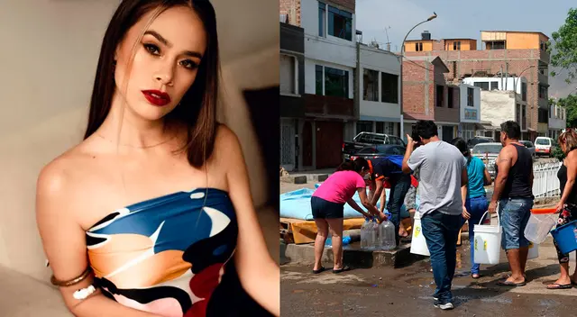 La expolicía Jossmery Toledo cuenta que las personas tienen que cargar agua para poder abastecerse. La expolicía Jossmery Toledo cuenta que las personas tienen que cargar agua para poder abastecerse.