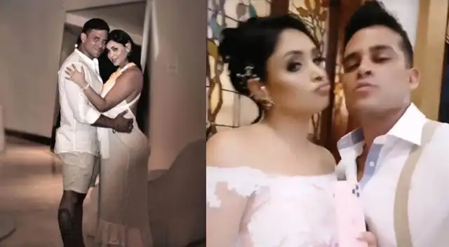 Christian Domínguez y Pamela Franco revelan detalles de su romance a Magaly Medina.