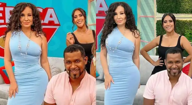 Janet Barboza aseguró que se lleva bien con todos en América Hoy pese a los dimes y diretes, y negó soltar indirectas a otros programas matutinos.