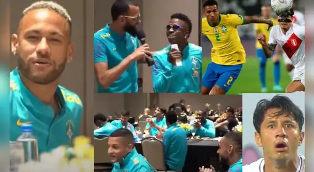 Concentración de Brasil fue puro festejo y canticos.