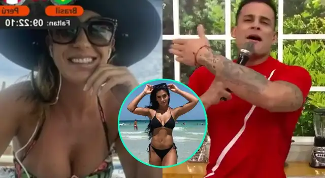 Vania Bludau viajó al norte, y Tilsa Lozano le dio con palo porque tenía ensayos para Reinas del Show, sin esperar que Christian Domínguez intervenga
