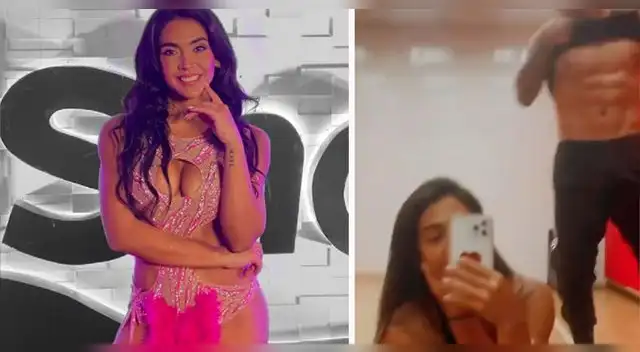 Vania Bludau quedó impactada con el cuerpo de su bailarín.