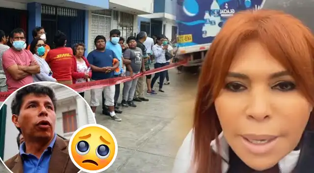 Magaly Medina ayuda a vecinos de San Juan de Lurigancho y saca pica a Gobierno de Pedro Castillo.