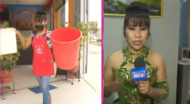 Laurita Pacheco revela la odisea que vive en su negocio tras falta de agua.