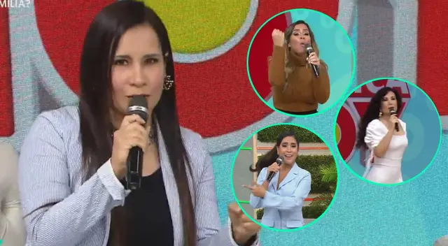 La psicóloga Lizbeth Cueva llegó al set de América Hoy, y se mostró preocupada por las conductoras, a quienes cuestionó por el problema con Christian Domínguez.