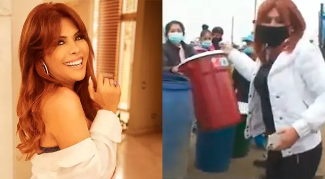 Magaly Medina continuara ayudando a pobladores de San Juan de Lurigancho.