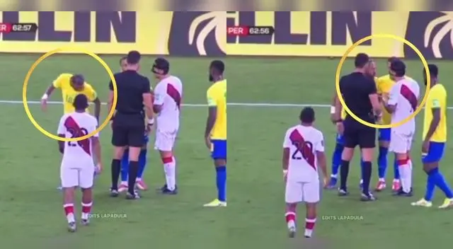 ¡Más respeto! Lapadula piso de casualidad a Neymar, se disculpó, pero el brasileño se molestó.