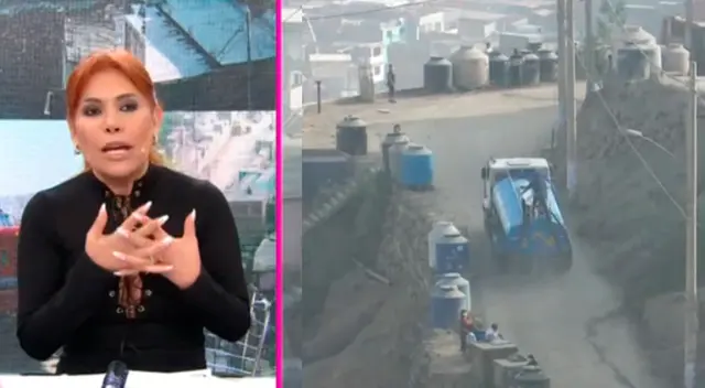 Magaly Medina cumple su promesa con vecinos de SJL.