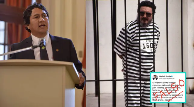 Vladimir Cerrón se pronuncia sobre supuesto mensaje a Abimael Gusmán. Vladimir Cerrón se pronuncia sobre supuesto mensaje a Abimael Gusmán.