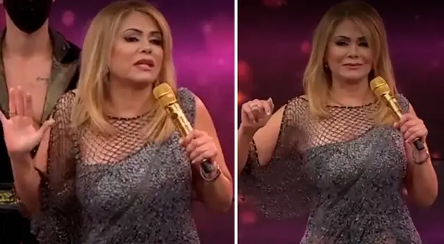 Gisela Valcárcel furiosa tras error en vivo.