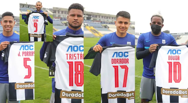 orgullosos jugador de Alianza muestran camisetas con nombre de chicas de fútbol femenino orgullosos jugador de Alianza muestran camisetas con nombre de chicas de fútbol femenino