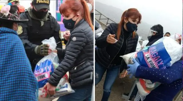 Magaly Medina lleva donaciones a damnificados por coronavirus. Magaly Medina lleva donaciones a damnificados por coronavirus.