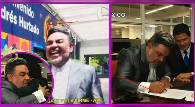 Andrés Hurtado firmó con Azteca televisión. Andrés Hurtado firmó con Azteca televisión.