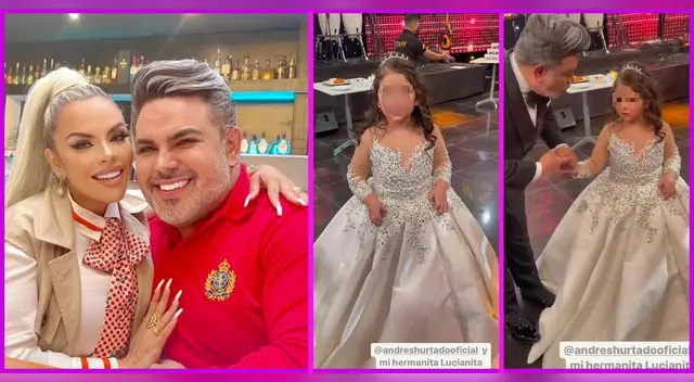 Josetty Hurtado comparte inédita instantánea de su pequeña hermanita junto a Andrés Hurtado.