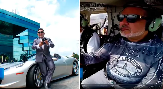 Andrés Hurtado disfruta de la opulencia.