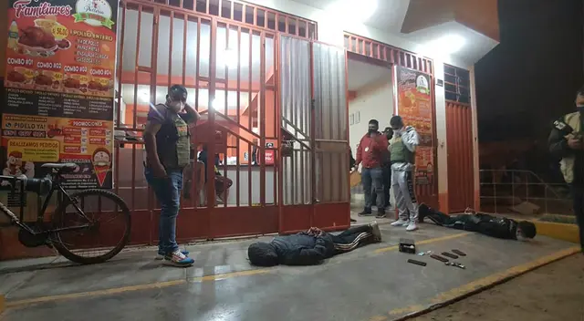 Detienen a hampones que asaltaron pollería en Carabayllo.