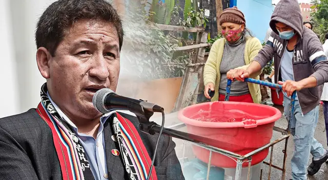 Guido Bellido anunció que desde este miércoles retornará el agua en SJL de manera progresiva. Guido Bellido anunció que desde este miércoles retornará el agua en SJL de manera progresiva.