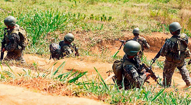 Enfrentamiento con grupo terrorista dejó a uno de ellos sin vida en el Vraem. Enfrentamiento con grupo terrorista dejó a uno de ellos sin vida en el Vraem.