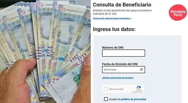 Bono Yanapay de 350 soles se comenzó a pagar el 13 de septiembre. Bono Yanapay de 350 soles se comenzó a pagar el 13 de septiembre.