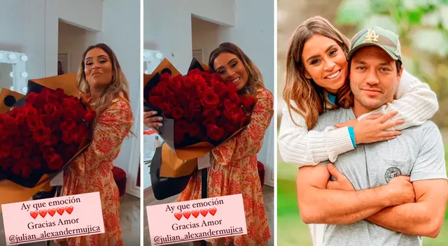 Ethel Pozo fue sorprendida con ramo de rosas. Ethel Pozo fue sorprendida con ramo de rosas.