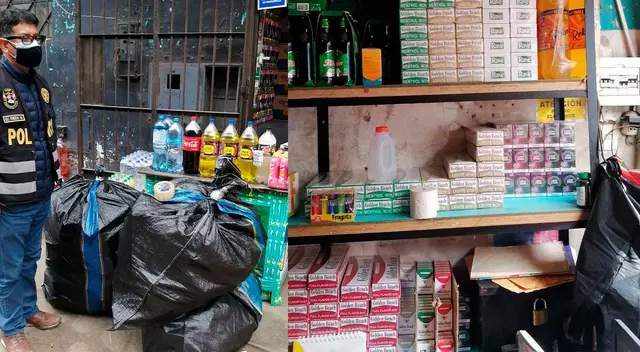 Más de 100 mil cigarros incautados.