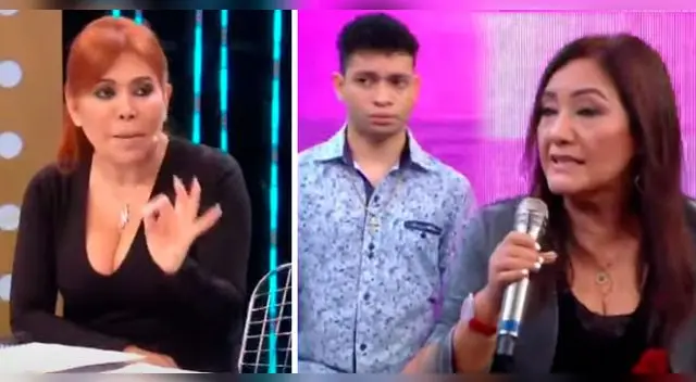 Magaly mandó a guardar silencio al enamorado de la Flor de Huaraz. Magaly mandó a guardar silencio al enamorado de la Flor de Huaraz.