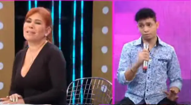 Magaly Medina le hizo el 'pare' al novio de Flor de Huaraz. Magaly Medina le hizo el 'pare' al novio de Flor de Huaraz.