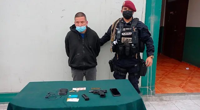 PNP logró detener a un sujeto.