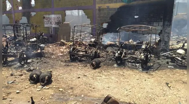 incendio de grandes proporciones consume planta de Llamagas