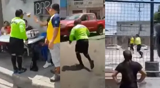 Peculiar video del árbitro se hizo viral en las redes sociales.