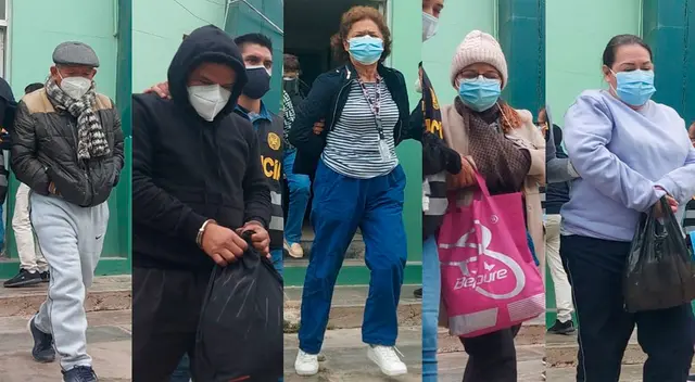 Los detenidos que estarían involucrados en la irregular compra Los detenidos que estarían involucrados en la irregular compra