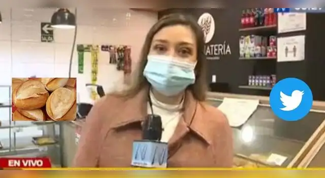 Periodista de Canal N comete blooper en vivo con el precio del pan y se hace viral. Foto: Captura de Canal N Periodista de Canal N comete blooper en vivo con el precio del pan y se hace viral. Foto: Captura de Canal N