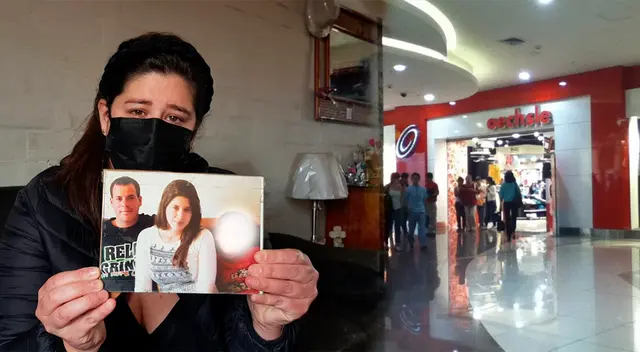 Familiares de la víctima en centro comercial de San Borja, confirman agresión.