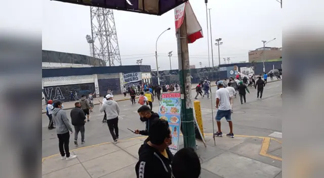 Hecho ocurrió al frente del estadio Alejandro Villanueva. Hecho ocurrió al frente del estadio Alejandro Villanueva.