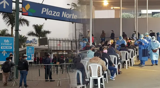 EsSalud indicó que el jueves 23 de setiembre se reanudará la vacunación en Plaza Norte EsSalud indicó que el jueves 23 de setiembre se reanudará la vacunación en Plaza Norte