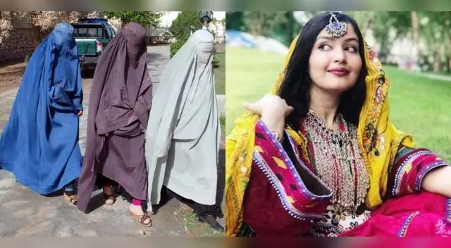 “No es parte de nuestra cultura”: afganas protestan por vestimenta impuesta por talibanes. Foto: EFE