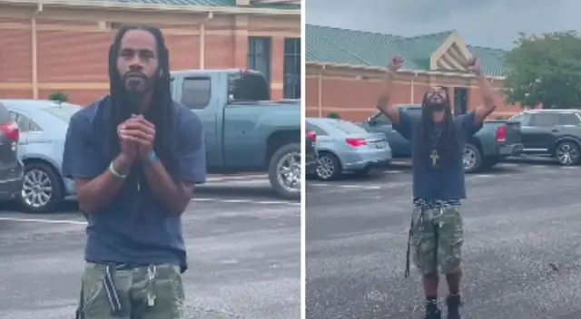 El video fue captado en el estacionamiento de la escuela. El video fue captado en el estacionamiento de la escuela.