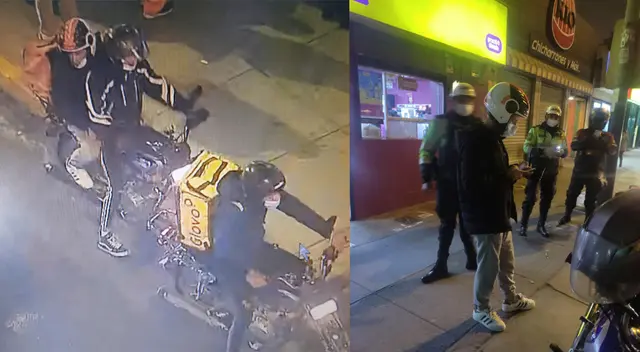 Repartidores de delivery robaban celulares en el distrito de Pueblo Libre.