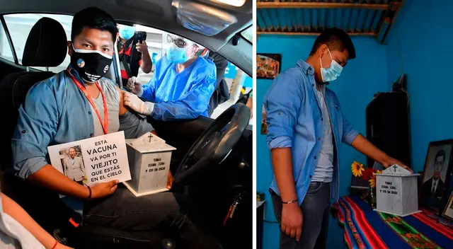 Tomas Ccama, padre del joven, falleció víctima de la COVID-19 en Arequipa durante la primera ola de la pandemia. Tomas Ccama, padre del joven, falleció víctima de la COVID-19 en Arequipa durante la primera ola de la pandemia.