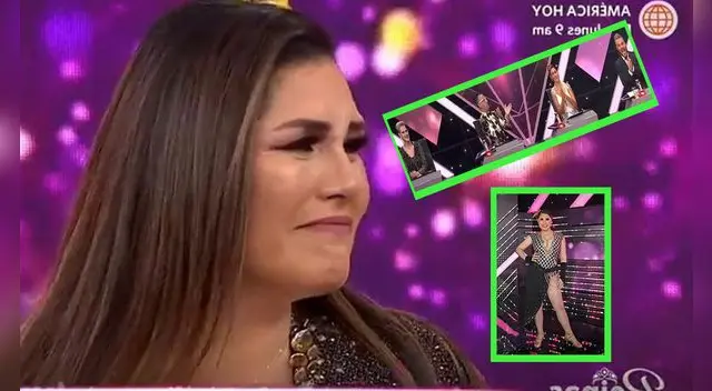 Lady Guillén contrariada con el jurado tras su sentencia en Reinas del Show. Lady Guillén contrariada con el jurado tras su sentencia en Reinas del Show.