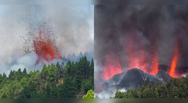 ¡Alerta mundial! El volcán Cumbre Vieja en la isla española de La Palma entra en erupción.