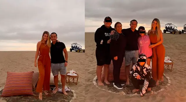 Brunella Horna celebró cumpleaños de Richard Acuña en Paracas. Brunella Horna celebró cumpleaños de Richard Acuña en Paracas.