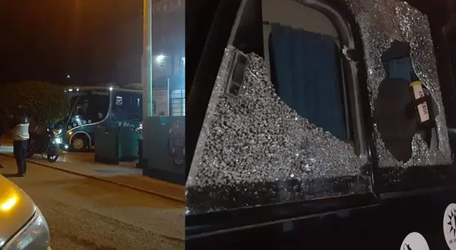 Asaltan y secuestran bus interprovincial Asaltan y secuestran bus interprovincial