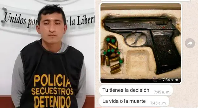 Extorsionador enviaba amenazas por WhatsApp a joven estudiante.