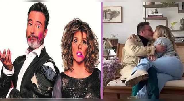 Johanna San Miguel y Carlos Carlín en arrumacos. Johanna San Miguel y Carlos Carlín en arrumacos.