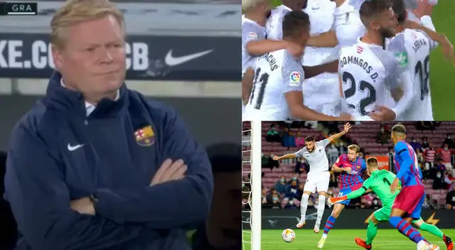 Barcelona fue sorprendido por Granada apenas a los 2 minutos de iniciado el encuentro por LaLiga.