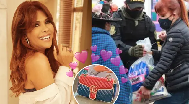 Magaly Medina apoyará a comedor popular con subasta de lujoso regalo.