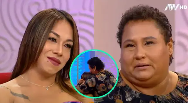 Janeth Sifuentes llegó al set de Andrea para enmendar su relación con Dayanita, quien le aseguró que ella no tenía la culpa del maltrato de su padre.